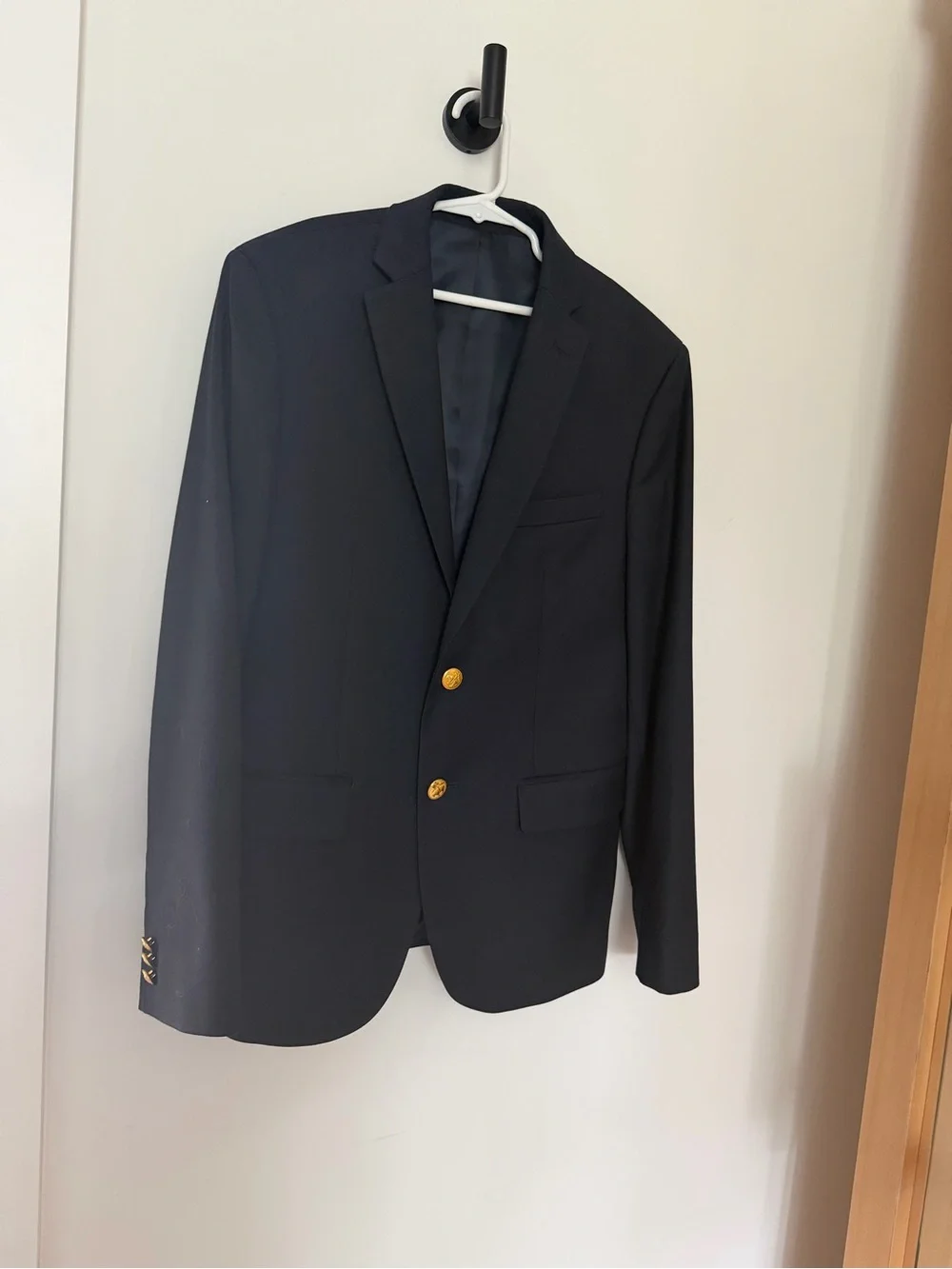 Boys Ralph Lauren Navy Blazer with Gold Buttons